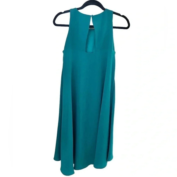 Lauren Ralph Lauren Sleeveless Dress Size 4 Lined Turquoise Wedding Guest - Picture 2 of 6